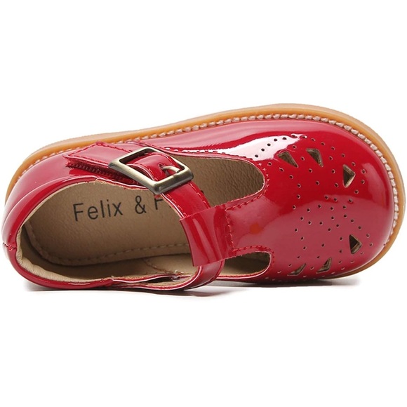 Felix & Flora Toddler Little Girl Mary Jane Dress Shoes. - Picture 5 of 5